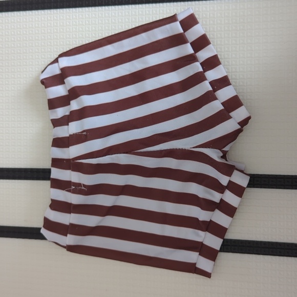 ❤️2/$20❤️ Salty Shreds Striped Swim shorts size 6-12m - Picture 2 of 5